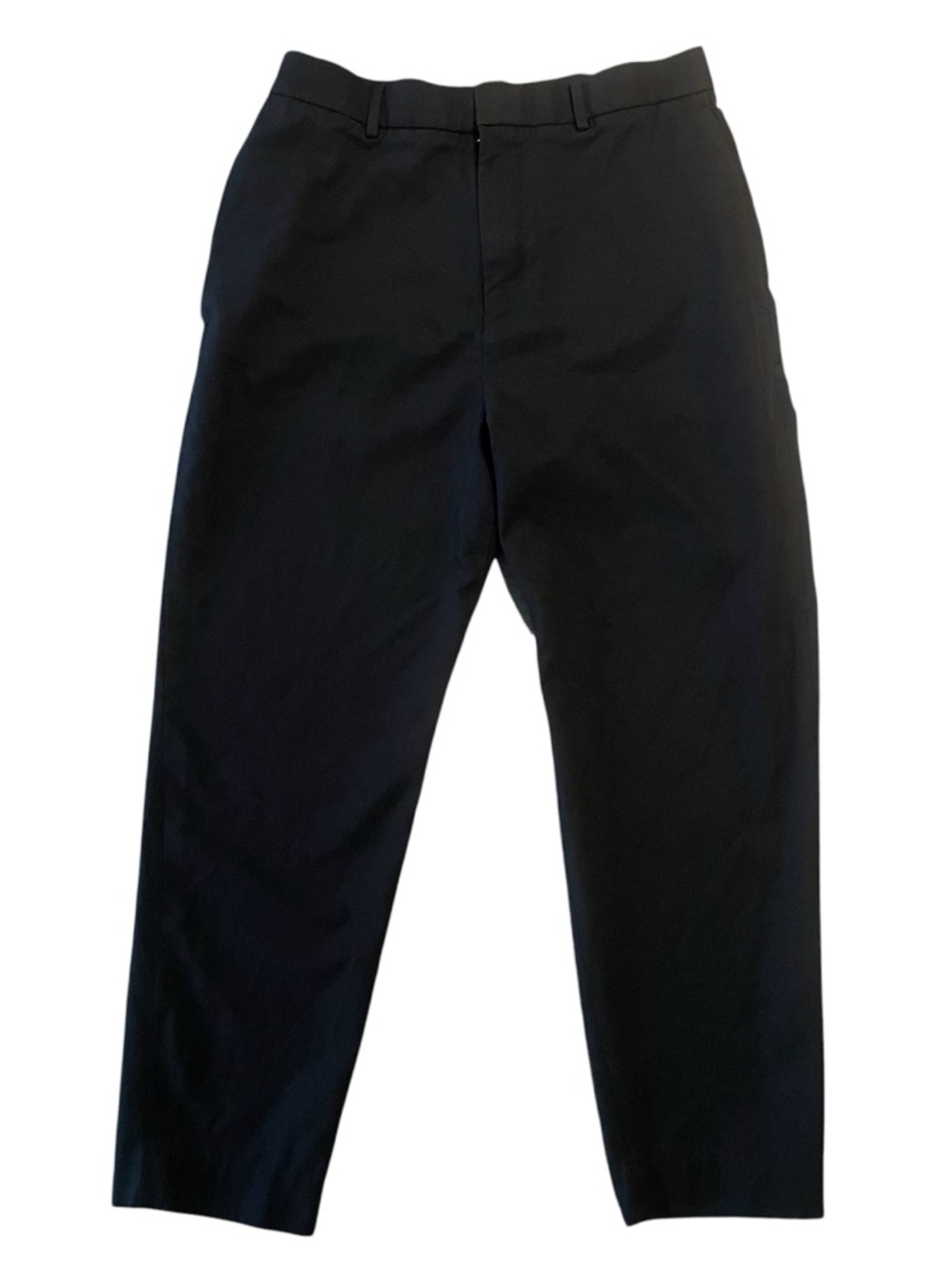 COS Mens Dress Pants 32R 32 Black Tapered Slim Stretch Tailored Work Minimalist